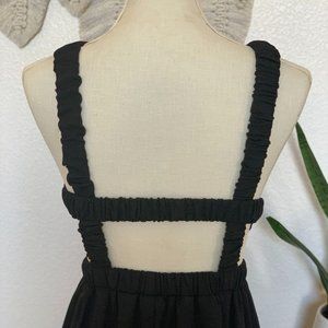 Open back midi dress - Elastic Back Straps